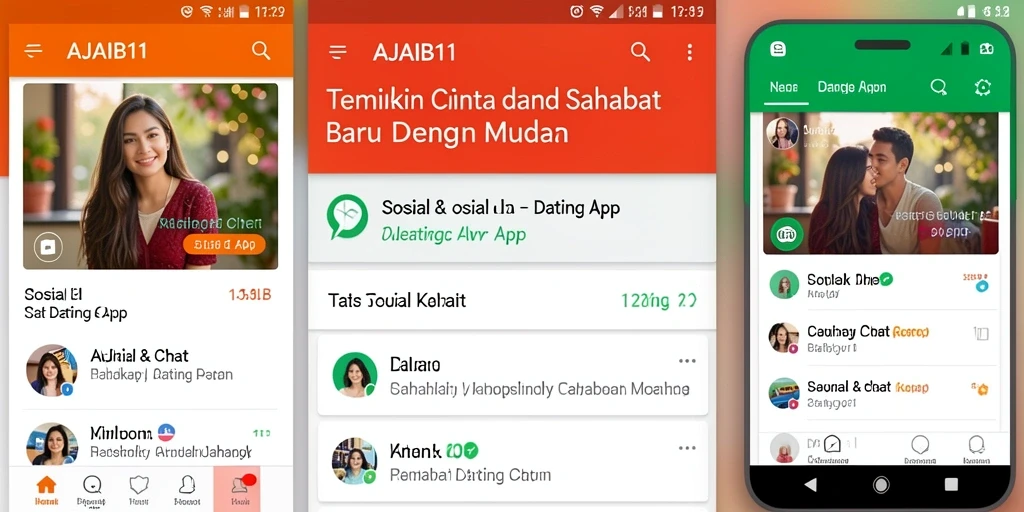 Antarmuka pengguna AJAIB11 yang menarik dan sederhana.