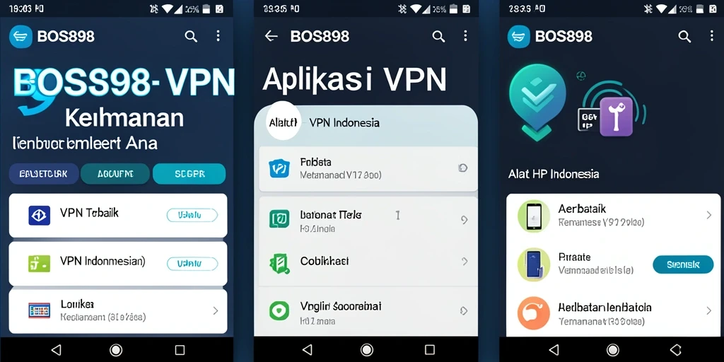Antarmuka BOS898 yang sederhana dan mudah diakses untuk pengguna.