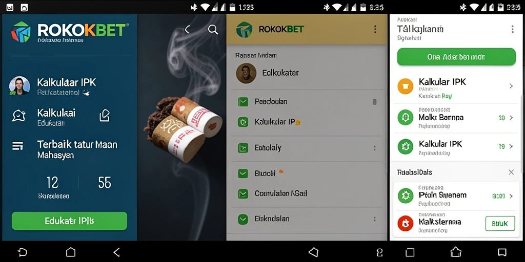 Tampilan antarmuka ROKOKBET untuk Kalkulator IPK yang sederhana dan efektif.